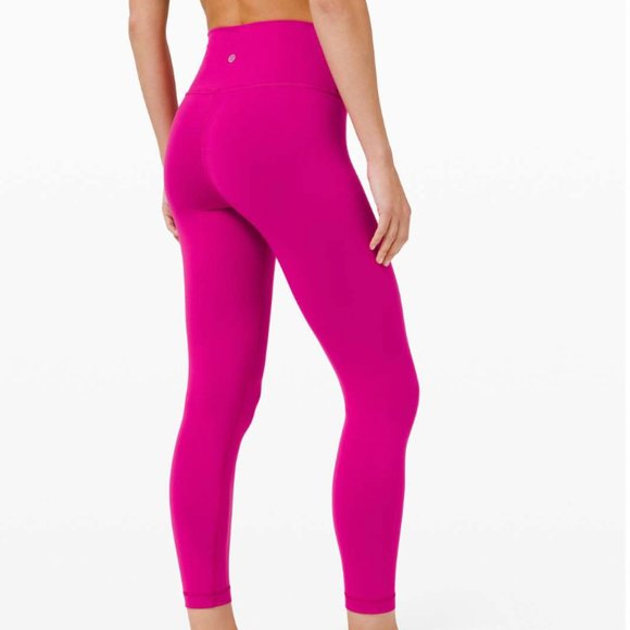 Lululemon Wunder Train High-Rise Tight 25" Ripened Raspberry 4 - Picture 4 of 16